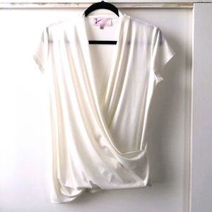V. by Vanessa Williams Surplice Top